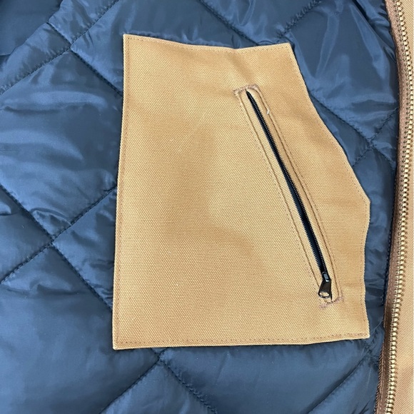 NWT Carhartt C003 Loose Fit Firm Duck Insulated Traditional Coat, Brown, 2XL - Picture 8 of 14